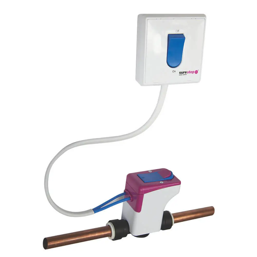 15mm Stopcock with Remote Switch - Surestop (SS/15/RPL)
