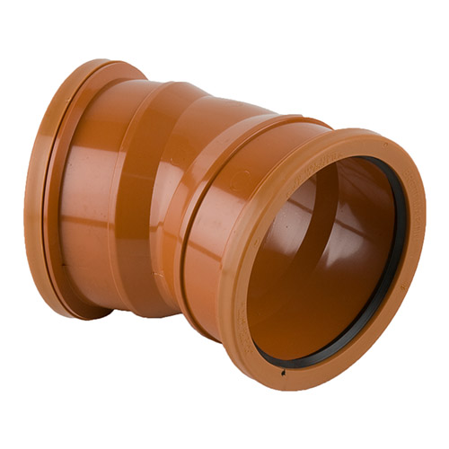 Brett Martin 110mm Underground Drainage 22.5° Double Socket Bend (B4051)