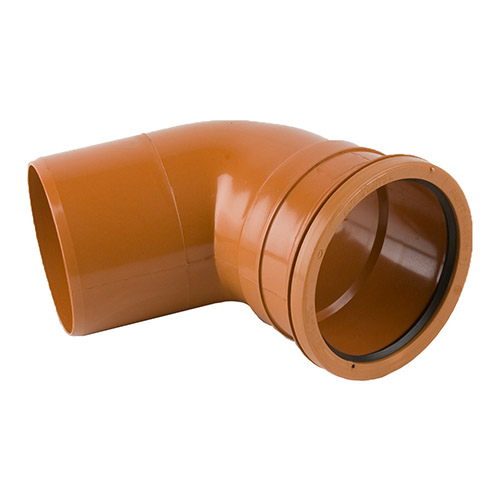 Brett Martin 110mm Underground Drainage 67.5° Single Socket Bend (B5051)