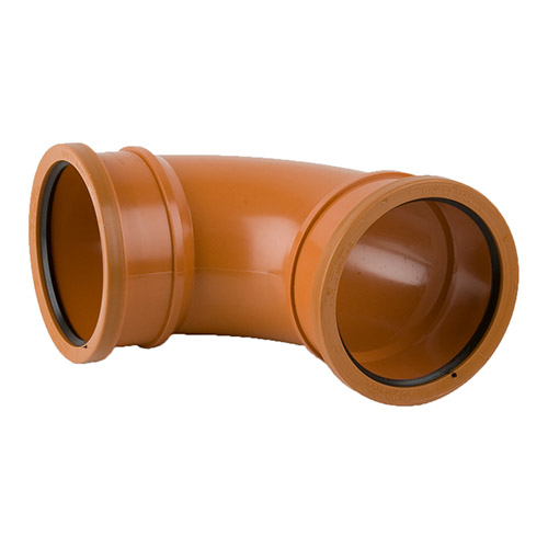 Brett Martin 110mm Underground Drainage 87.5° Double Socket Bend (B4031)