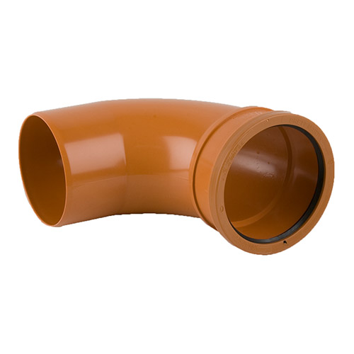 Brett Martin 110mm Underground Drainage 87.5° Single Socket Bend (B5041)