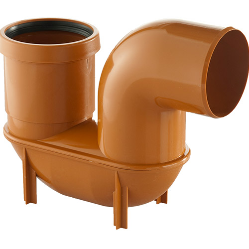 Brett Martin 110mm Underground Drainage Low Level P Trapped Gully (B1300)
