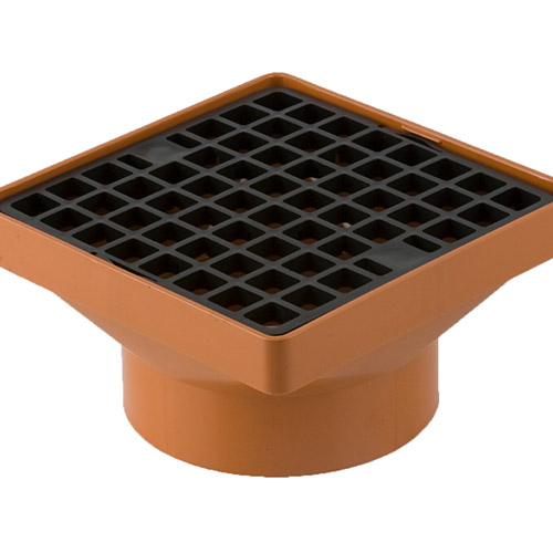 Brett Martin 110mm Underground Drainage Square Hopper - 160mm x 160mm (B1061)