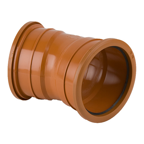 Brett Martin 160mm Underground Drainage 22.5° Double Socket Bend (B6051)