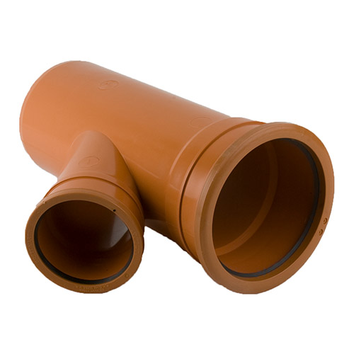 Brett Martin 160mm Underground Drainage 45° Double Socket Branch 160mm x 110mm (B7101)