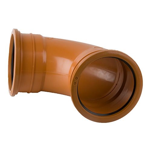 Brett Martin 160mm Underground Drainage 87.5° Double Socket Bend (B6031)
