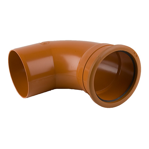 Brett Martin 160mm Underground Drainage 87.5° Single Socket Bend (B7041)