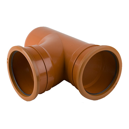 Brett Martin 160mm Underground Drainage Pipe 87.5° Double Socket Branch (B7111)