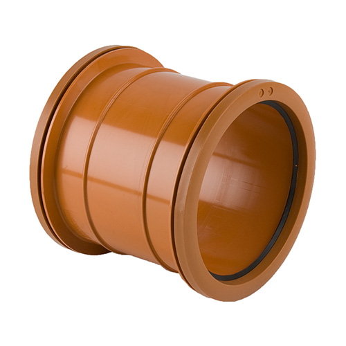 Brett Martin 160mm Underground Drainage Slip Coupler Double Socket (B7001S)