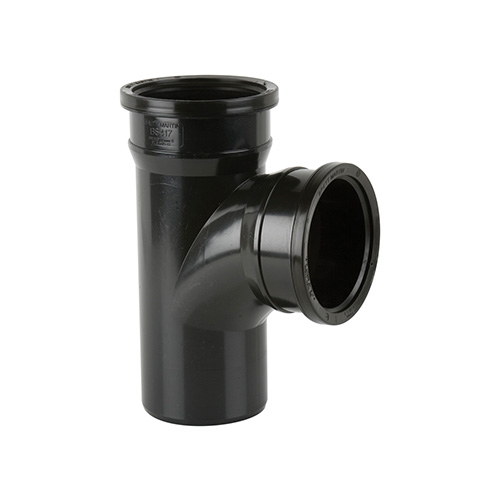 Brett Martin 92.5° Double Solvent Weld Socket Branch No Boss 110mm (BS461B)