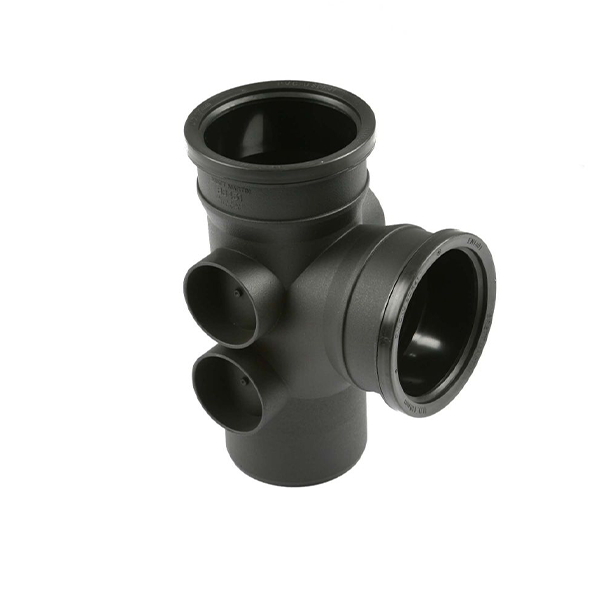 Brett Martin Cascade 92.5° Double Socket 4 Boss Branch Cast Iron Style
