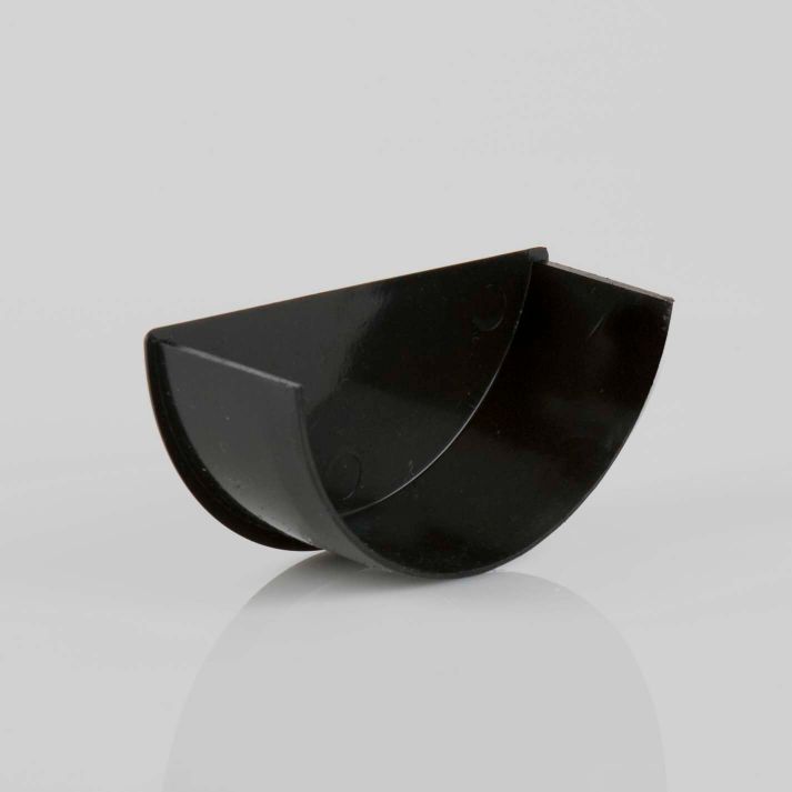 Brett Martin Cascade Half Round 112mm Int Stop End Cast Iron Style (BR046CI)