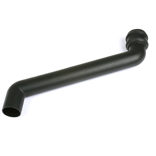 Brett Martin Cascade Round 68mm D'Pipe 455mm Offset Cast Iron Style