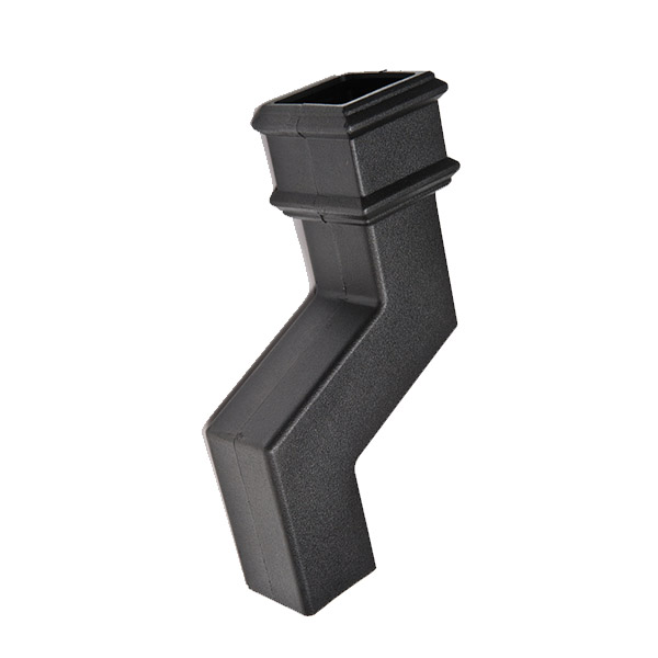Brett Martin Cascade Square 68mm D'Pipe 115mm Offset Cast Iron Style