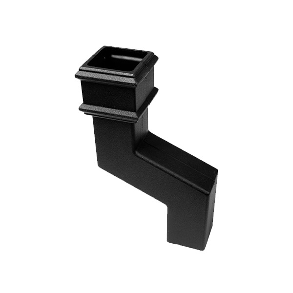 Brett Martin Cascade Square 68mm D'Pipe 150mm Offset Cast Iron Style