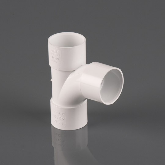Brett Martin Mupvc Solvent Weld Waste 32mm Swept Tee 92.5° image 2