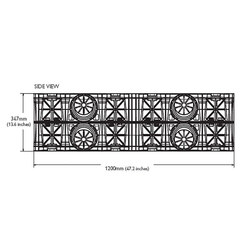 Brett Martin StormCrate55 Storm Water Crate – 1200mm x 600mm x 347mm (B8250) image 3