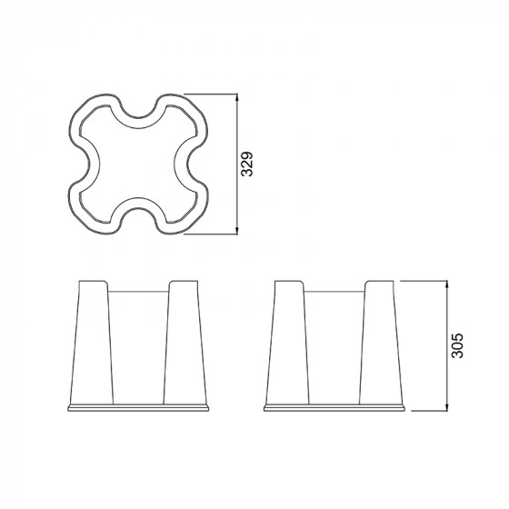 Ecoflo 100L Slim Water Butt Stand image 2