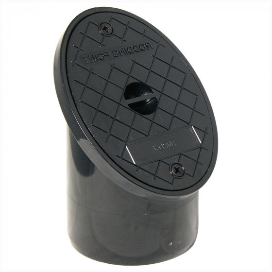 FloPlast 110mm Underground Drainage PVC Oval Rodding Point Spigot (D881)