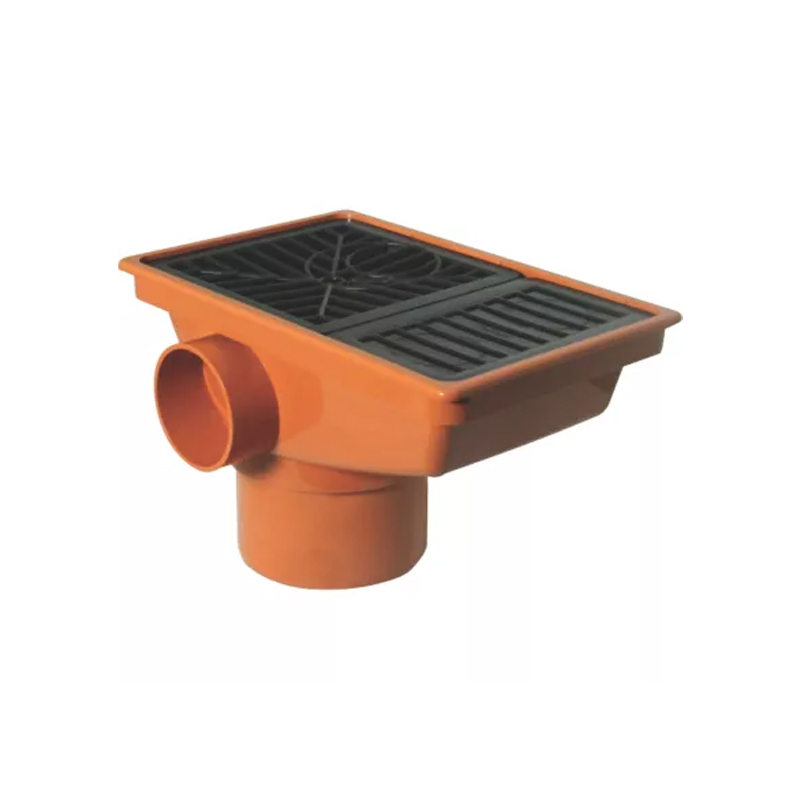 FloPlast 110mm Underground Drainage Rectangular Hopper - Incl 195mm x 271mm Grid (D506)