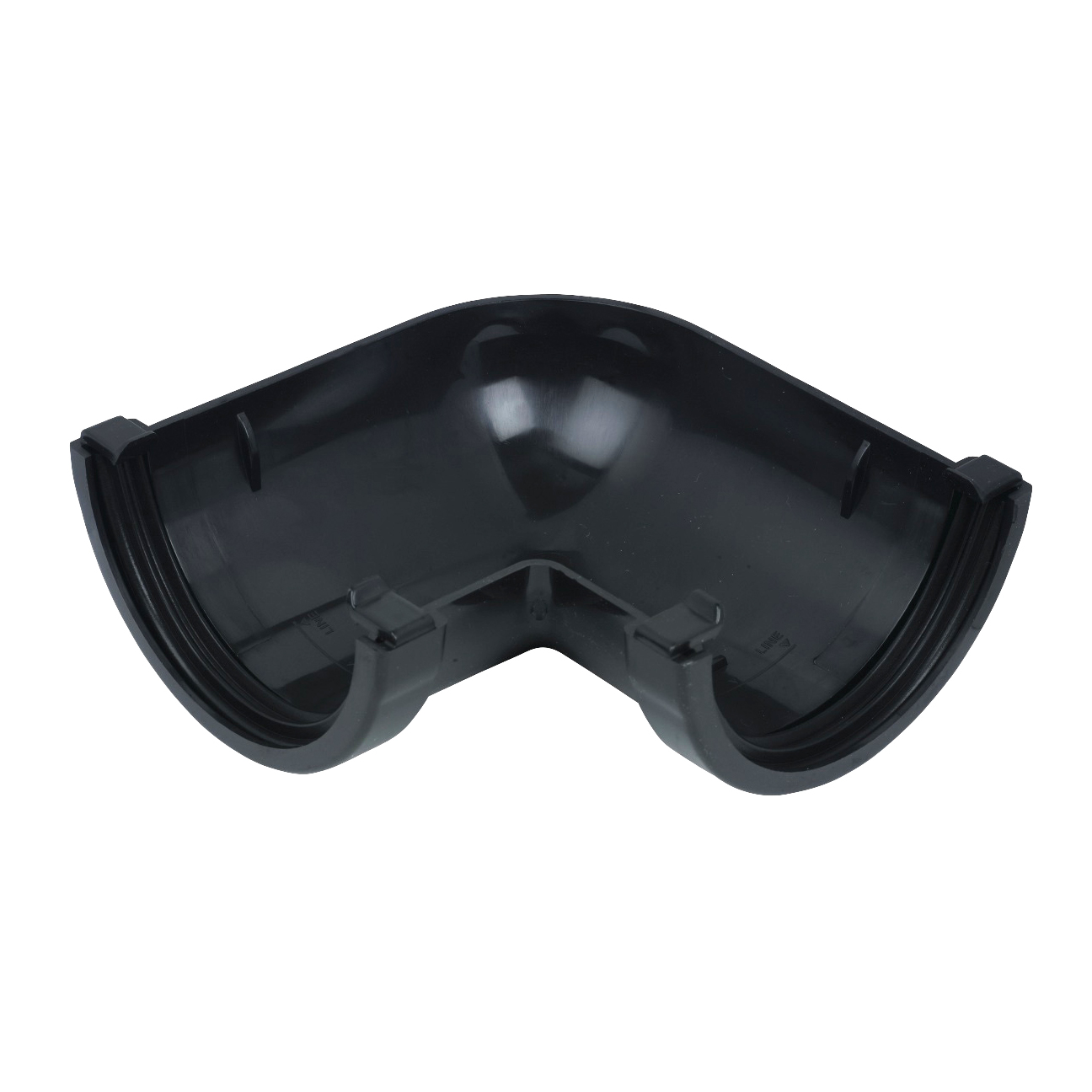 FloPlast 112mm Half Round Gutter 90° Corner(RA1) image 2