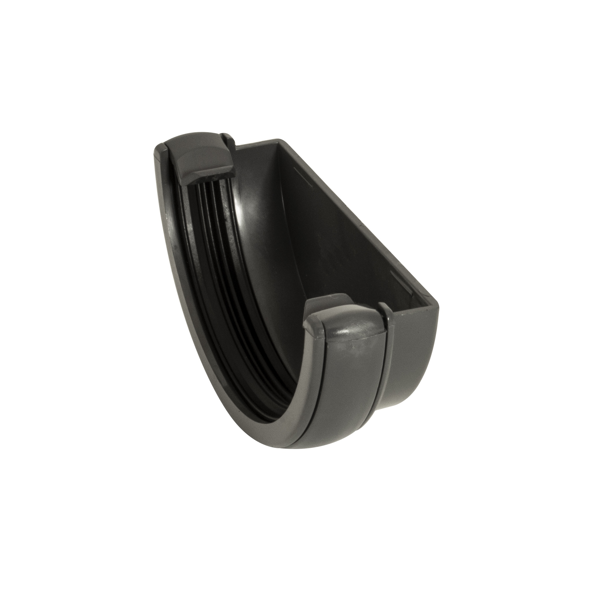 FloPlast 112mm Half Round Gutter External Stop End(RE1)