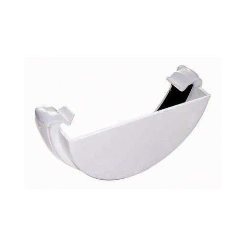 FloPlast 112mm Half Round Gutter External Stop End(RE1) image 5