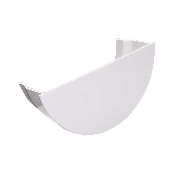 FloPlast 112mm Half Round Gutter Internal Stop End(RE2) image 5