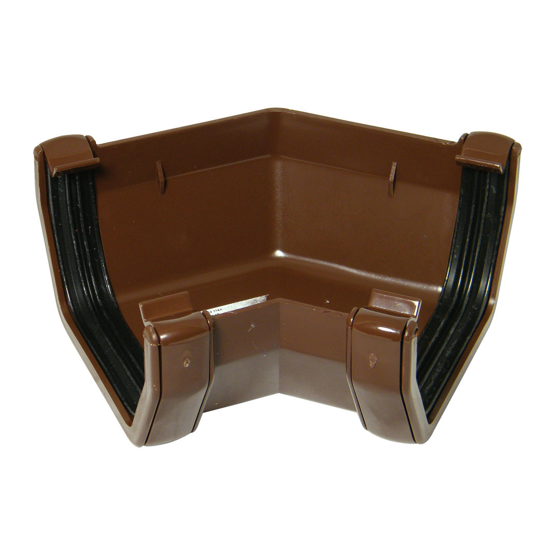 FloPlast 114mm Square Line Gutter 135° Corner(RAS2) image 3