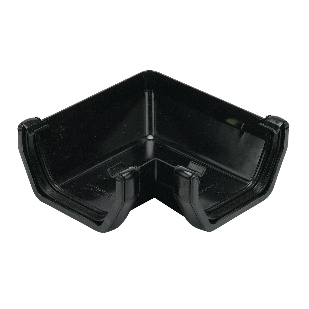 FloPlast 114mm Square Line Gutter 90° Corner(RAS1) image 2