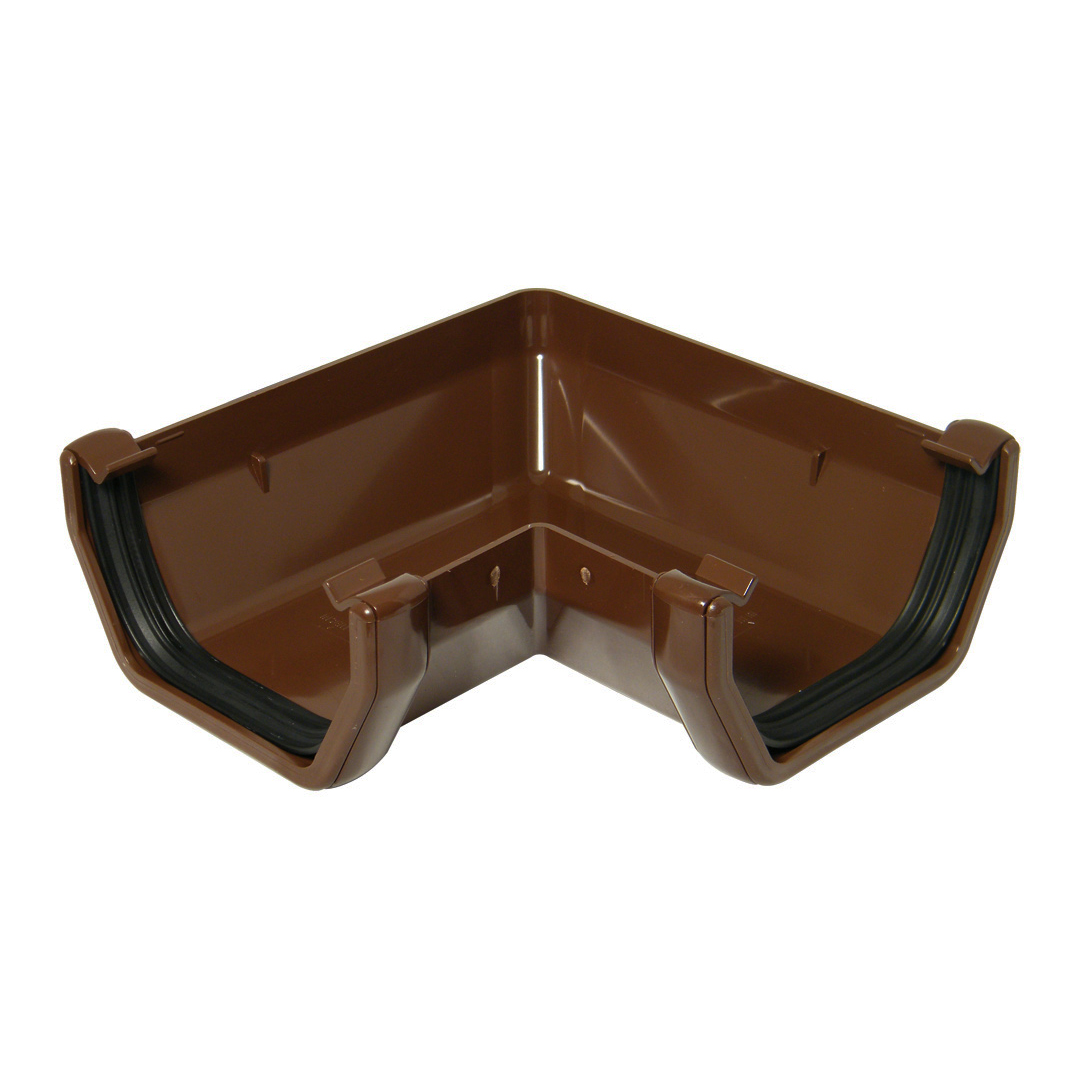 FloPlast 114mm Square Line Gutter 90° Corner(RAS1) image 3
