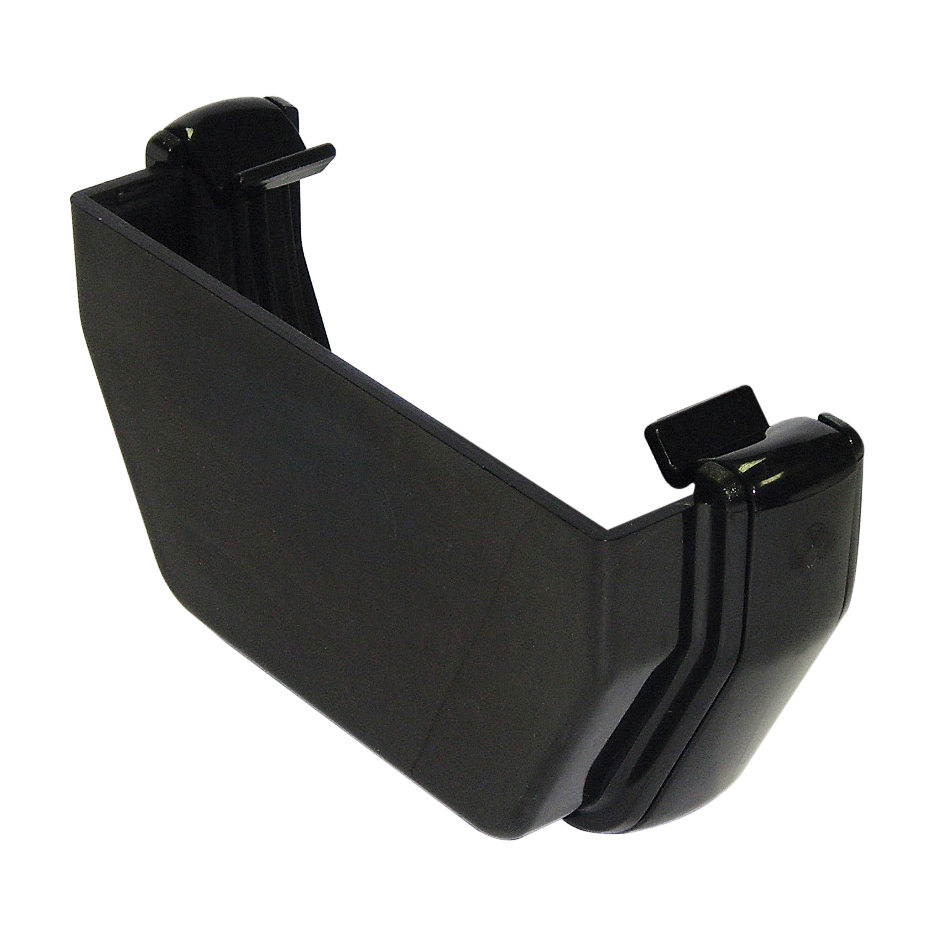 FloPlast 114mm Square Line Gutter External Stop End(RES1) image 2