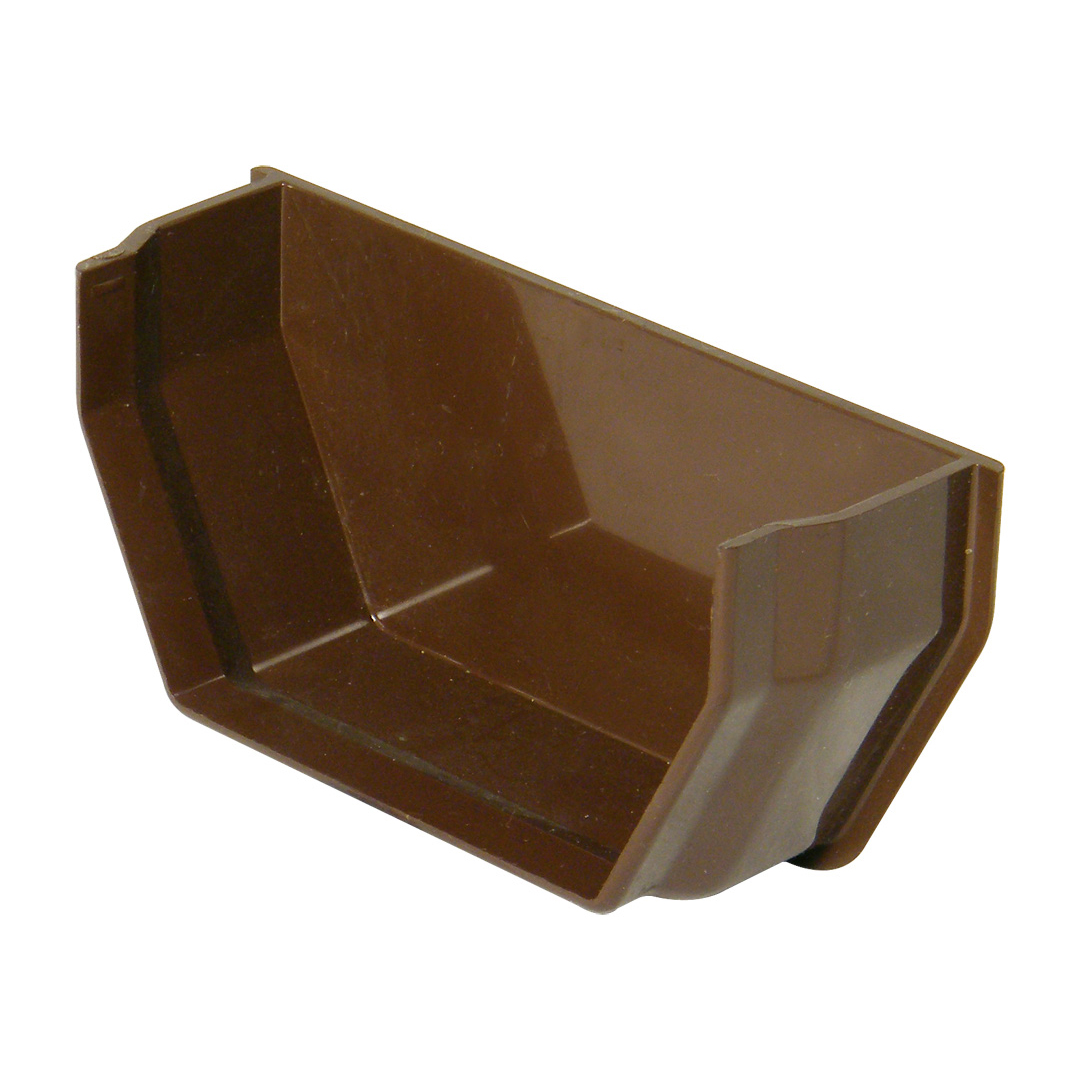 FloPlast 114mm Square Line Gutter Internal Stop End(RES2) image 3
