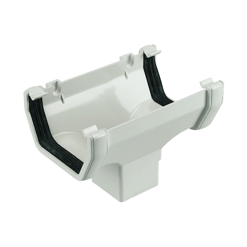 FloPlast 114mm Square Line Gutter Running Outlet(ROS1) image 4