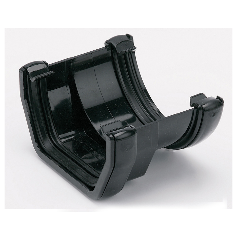 FloPlast 114mm Square Line to Half Round Gutter Adapter(RDS1)
