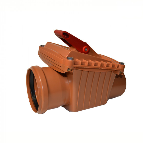 Floplast 160mm Non Return Valve Single Flap (D550)
