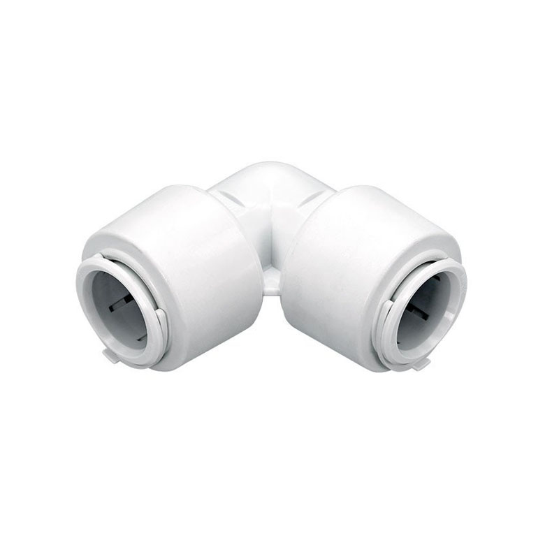 FloPlast FloFit+ Plastic Push Fit 90° Elbow - 22mm (FB22)