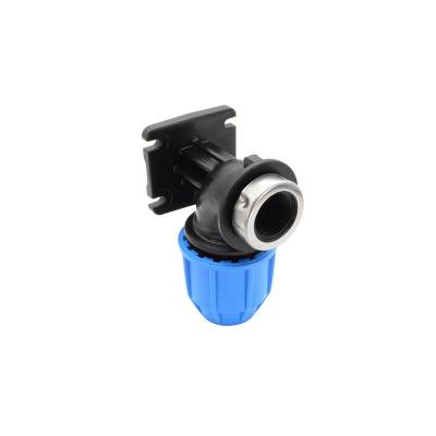 Floplast MDPE 25mm X 0.75 Wall Plate Elbow (492205)