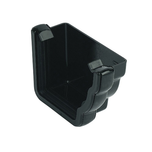FloPlast Niagara 110mm Ogee Gutter External Stop End - Right Hand(REN2) image 2