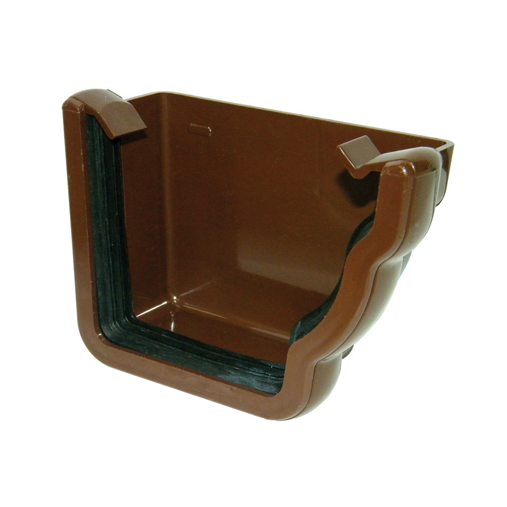 FloPlast Niagara 110mm Ogee Gutter External Stop End - Right Hand(REN2) image 3