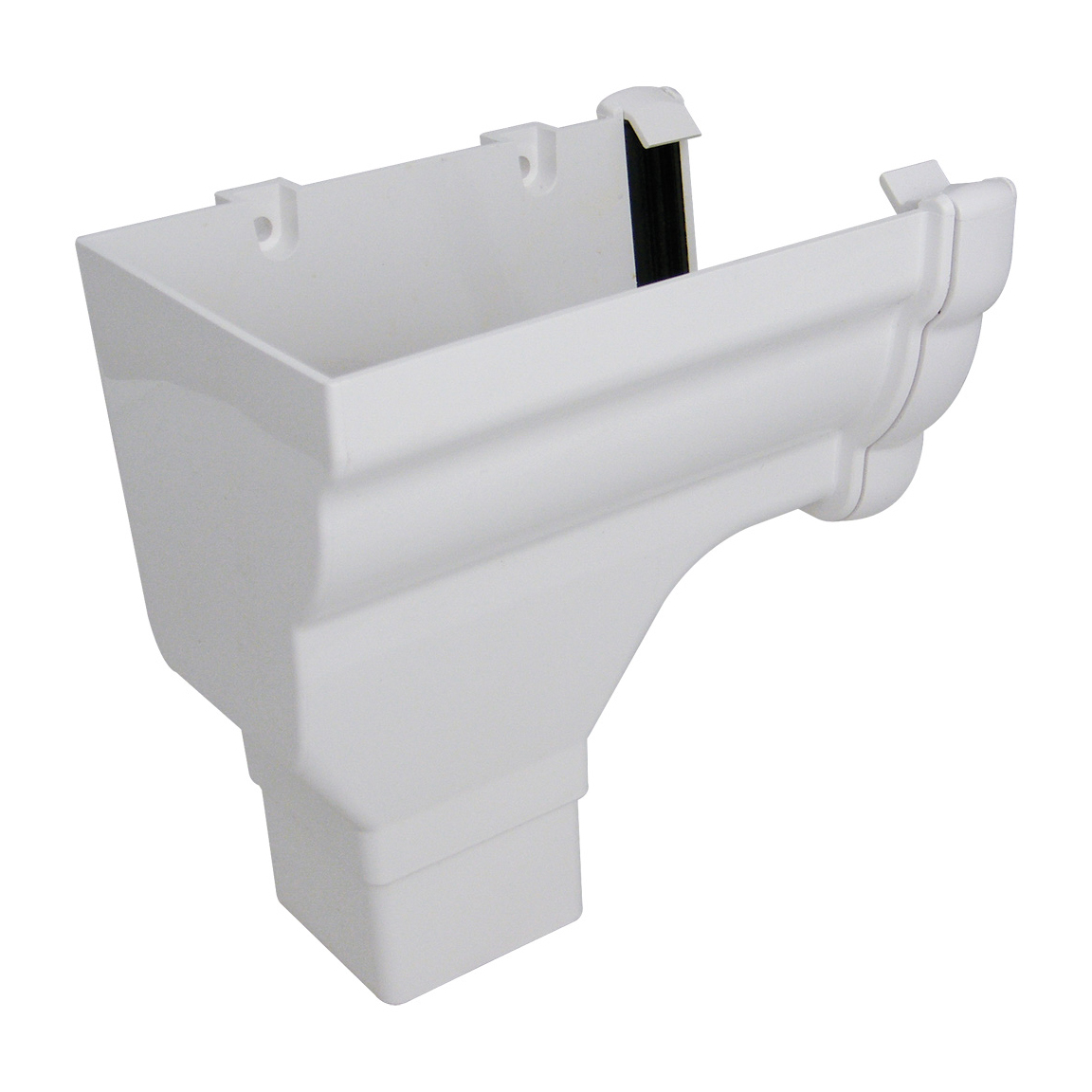 FloPlast Niagara 110mm Ogee Stop End Outlet for 65mm Square Downpipe - Left Hand(RON2) image 4