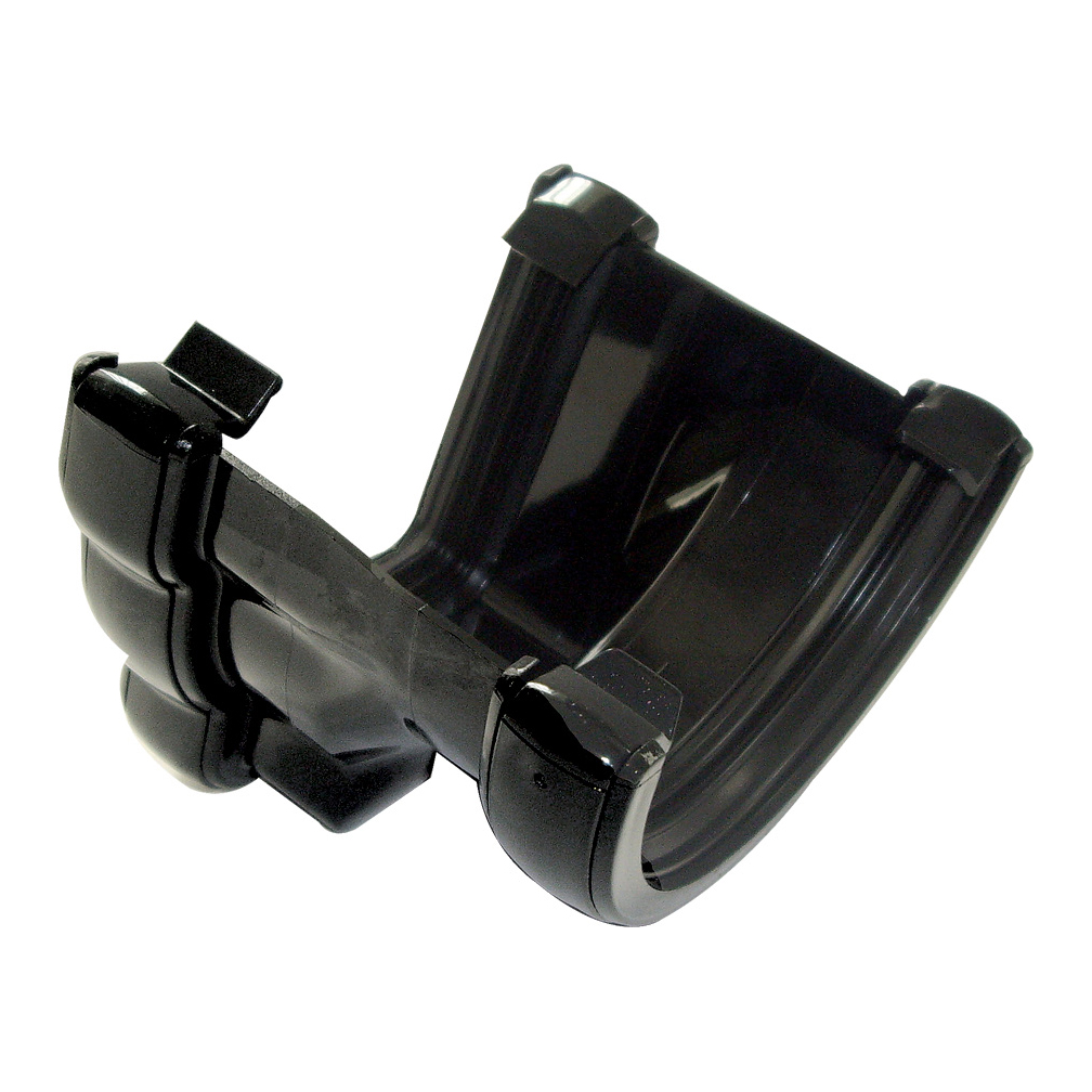 FloPlast Niagara 110mm Ogee to Half Round Gutter Adaptor - Right Hand(RNR3)