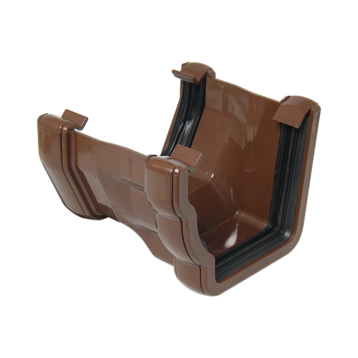 FloPlast Niagara 110mm Ogee to Square Gutter Adaptor - Left Hand(RNS4) image 2