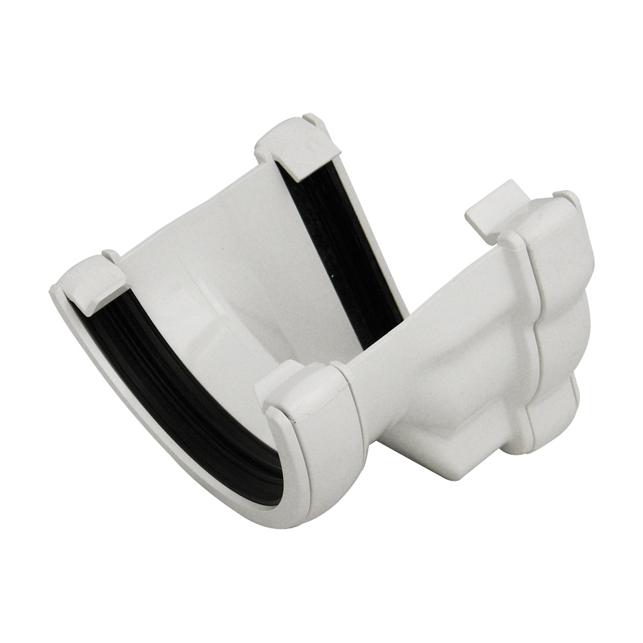 FloPlast Niagara 110mm Ogee To Square Gutter Adaptor - Left Hand(RNS4)