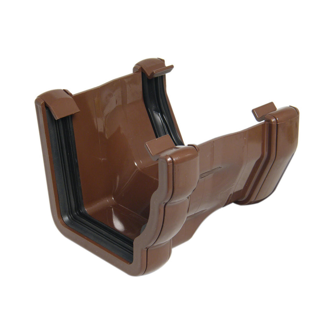 FloPlast Niagara 110mm Ogee to Square Gutter Adaptor - Right Hand(RNS3) image 2