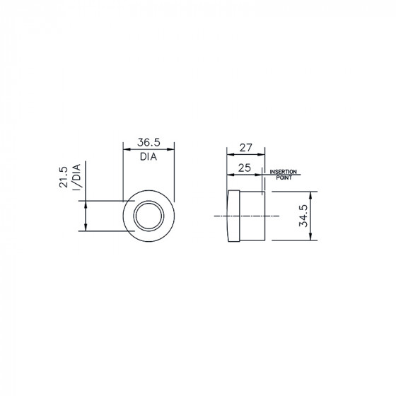 Floplast Overflow Waste Reducer 32mm (OS17) image 3