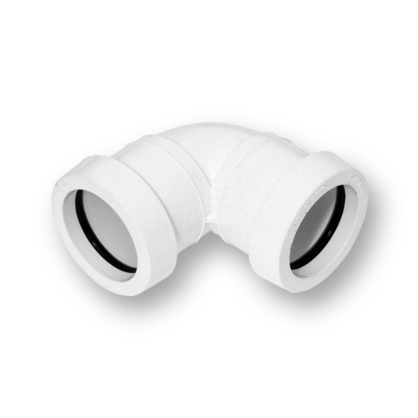 Floplast Push Fit Knuckle Bend 90° Degree 50mm (WP12)