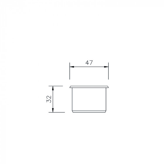 Floplast Push Fit Socket Plug 40mm (WP31) image 4
