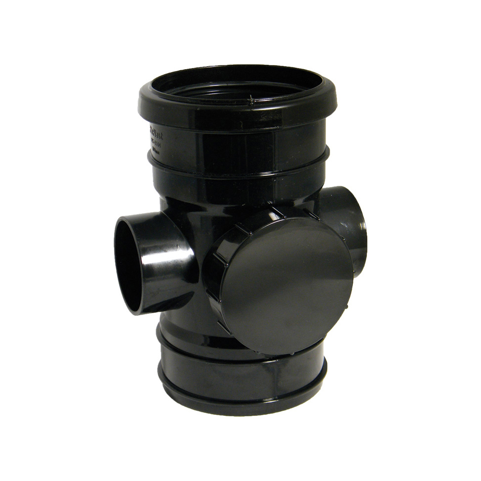 Floplast Ring Seal Access Pipe (Socket/Svnt) 4"/110mm (SP275)