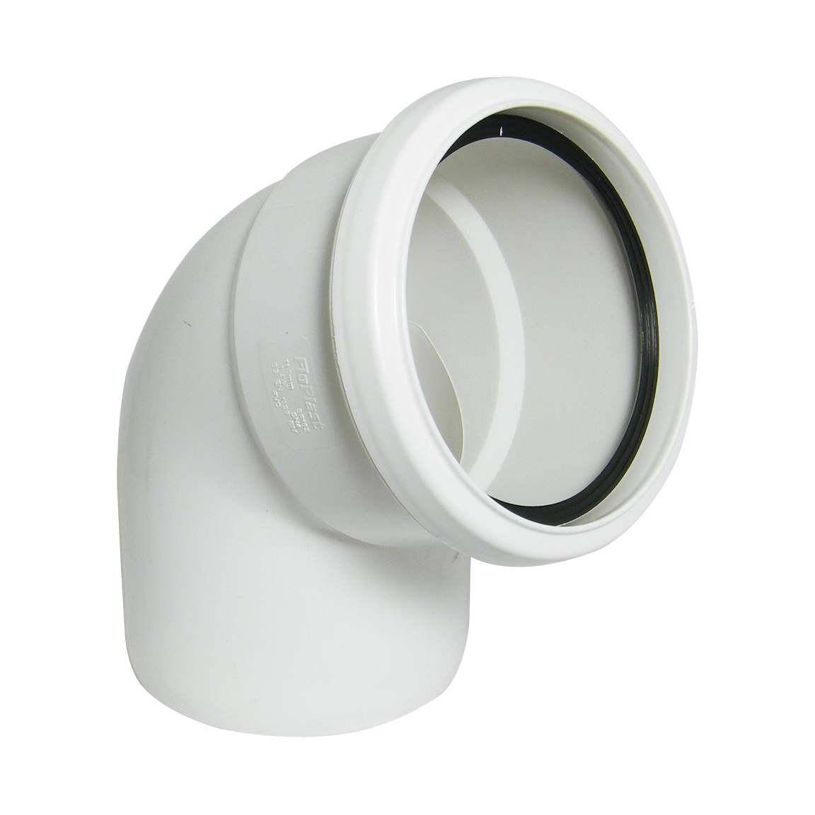 Floplast Ring Seal Bend 112.5° Degree(Socket/Spigot) 4"/110mm (SP162) image 3